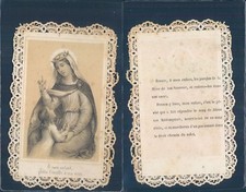 Rarissimo santino merlettato d'occasion  Expédié en Belgium