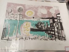 Bruno saetti litografia usato  Roma