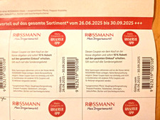 Rossmann gutscheine coupons gebraucht kaufen  Deutschland