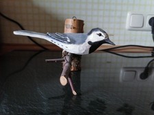 Bachstelze holzvogel hand gebraucht kaufen  Viechtach