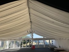 3x9m pleated white for sale  ELY