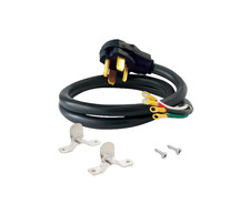 Usado, 6' GE General Electric 4 pinos fio 30 amp cabo de alimentação secador elétrico AE57292241 comprar usado  Enviando para Brazil