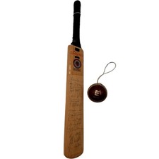 Signed cricket bat for sale  DARTFORD