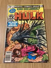 Incredible hulk annual for sale  BILLINGSHURST