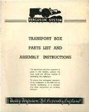 Ferguson transport box for sale  CALLINGTON