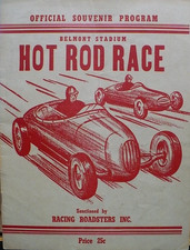 1950's HOT ROD RACE PROGRAM BELMONT CALIF comprar usado  Enviando para Brazil