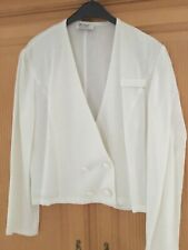 Weiße damen kurzjacke gebraucht kaufen  Dülmen