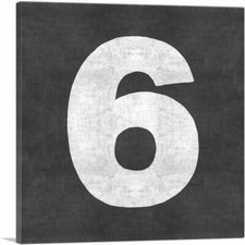 Artcanvas chalkboard number for sale  Niles
