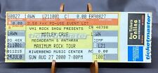 Motley crue megadeath for sale  Dayton