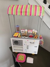 Boneca American Girl Campus carrinho de lanche e acessórios aposentados! comprar usado  Enviando para Brazil