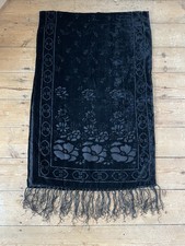 Black devoré velvet for sale  MELTON MOWBRAY