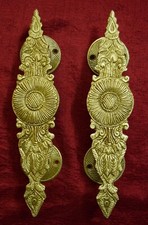 Usado, Maçaneta decorativa em forma de flor bronze decoração para casa extrator de portão feito à mão VR426 comprar usado  Enviando para Brazil