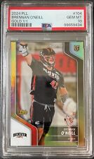 Tarjeta Brennan O'Neill 2024 Premier Lacrosse League PLL Gold RC #1/1 ** PSA 10 ** segunda mano  Embacar hacia Argentina