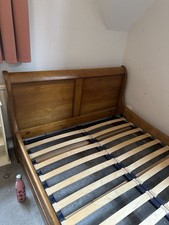Solid oak double for sale  WIMBORNE