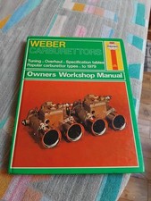 Manuale carburatore weber usato  Spedire a Italy