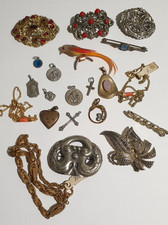 Konvolut modeschmuck vintage gebraucht kaufen  Deutschland