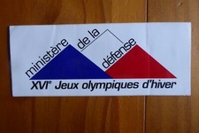 Autocollant sticker ministere d'occasion  Yport