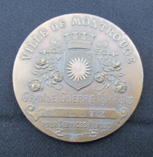 Medaille bronze roty d'occasion  Dijon