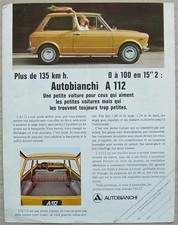 Autobianchi a112 sales for sale  LEICESTER