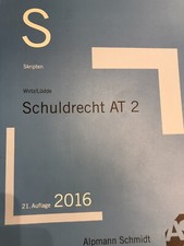Schuldrecht skript 2016 gebraucht kaufen Schuldrecht skript 2016 gebraucht kaufen  Nürnberg