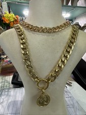 Gold plated necklace for sale  LONDON