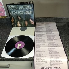 LP VINYL DEEP PURPLE MACHINE HEAD TPSA 7504 UK 1ST PRESS 1972 EX+/EX+ SUPER COPY comprar usado  Enviando para Brazil