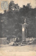 Cpa chalou fontaine d'occasion  Claira