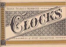 ILLUSTRATED CATALOGUE OF CLOCKS MANUFACTURED BY THE By Ansonia Clock Company segunda mano  Embacar hacia Argentina