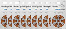 60x Varta Power One Hörgerätebatterien 312 (10x6er Blister) PR41 Braun 1,45V comprar usado  Enviando para Brazil