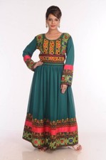 Kaftans islâmicos bordados verdes Georgette comprar usado  Enviando para Brazil