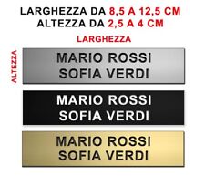 Targa citofono campanello usato  Napoli