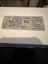 1993 ticket stub for sale  Bonney Lake