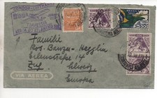 1937 aerogramma dal usato  Codroipo