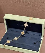 Pulseira Van Cleef & Arpels Vintage Alhambra em 18k YG com 5 motivos florais comprar usado  Enviando para Brazil