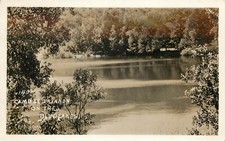 Cartão postal RPPC Camp Le Trianon On the Blue Lakes Lake Co. CA Midlake DPO 2 cancelamento comprar usado  Enviando para Brazil