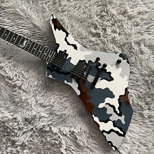 Guitarra de fábrica Snakebyte guitarra elétrica explorador incrustação de cobra camuflagem frete rápido comprar usado  Enviando para Brazil