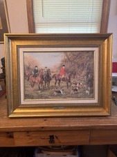 Going to Cover por Heywood Hardy reprodução de pintura a óleo Fox Hunt Lodge Cabin comprar usado  Enviando para Brazil