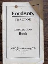Fordson tractor instruction for sale  GRANTHAM