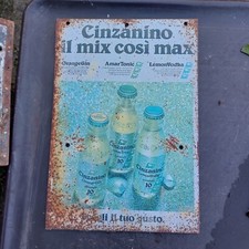 Insegna cinzano cinzanino usato  Zocca