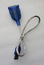Usado, Adaptador serial USB 2.0 para DB9 azul  comprar usado  Enviando para Brazil