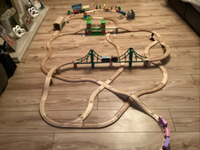 Wooden train set for sale  CASTLEFORD