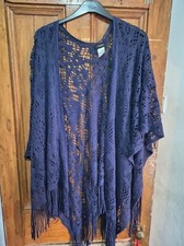 Clothing navy shawl for sale  BOLTON