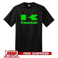 Camiseta KAWASAKI PRETA VERDE Logotipo Corrida Moletom Ninja Motocicleta Motocicleta comprar usado  Enviando para Brazil