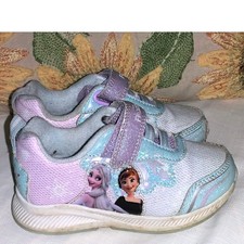 Tênis esportivo Disney Frozen Elsa Anna infantil feminino tamanho 8, usado comprar usado  Enviando para Brazil