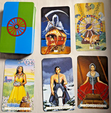 Baralho de tarô Buckland Romani APENAS-raro- verde azul com roda vermelha-frete grátis comprar usado Baralho de tarô Buckland Romani APENAS-raro- verde azul com roda vermelha-frete grátis comprar usado  Enviando para Brazil