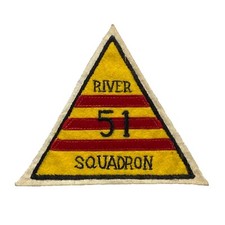 Esquadrão Fluvial Feito em Teatro da Guerra do Vietnã 51 PBR Patch Marrom Água Marinha comprar usado  Enviando para Brazil