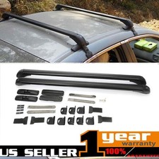 Usado, Suporte de teto de alumínio para carro SUV de 40" barra transversal transportadora de carga com trava preta* comprar usado  Enviando para Brazil