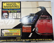 Antigo 1963 Aurora Model Motoring Stirling Moss Thunderjet 500 Slot Car Conjunto 3 Carros comprar usado  Enviando para Brazil