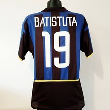Camisa BATISTUTA 19 Inter Milan - Grande - 2002/2003 - Jersey Nike Home comprar usado  Enviando para Brazil