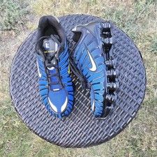 NOWE Rozmiar 9 Męskie Nike Shox TL Czarne Lyon Niebieska Varsity Kukurydza IB7670-001 na sprzedaż  Wysyłka do Poland